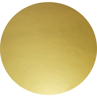 Podkład złoty okrągły gładki 20 cm